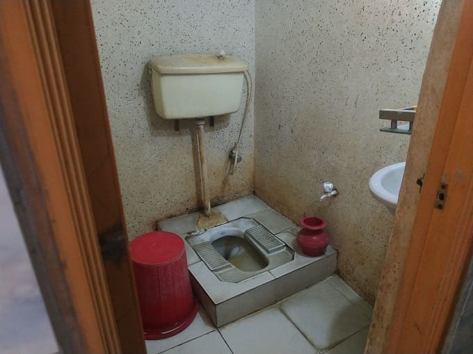 バングラデシュの一般的なトイレ